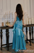 Stylish Blue Spaghetti Straps Mermaid Long Prom Dress to Impress ,WGP1704