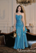 Stylish Blue Spaghetti Straps Mermaid Long Prom Dress to Impress ,WGP1704