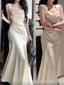 Elegant Ivory Sheath Long Prom Dress to Impress ,WGP1705