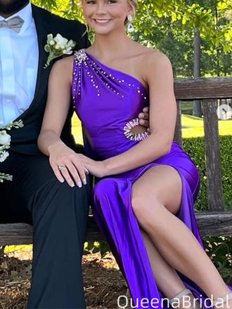 Gorgeous One-shoulder Mermaid Long Formal Gown to Impress,WGP2070