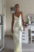 Elegant Ivory Sheath Satin Long Prom Dress to Impress ,WGP1711