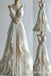 Ivory Beaded A-line Evening Gown Maxi Long Evening Party Prom Dresses ,WGP1148