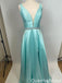 Elegant V-neck A-line Long Formal Gown to Impress,WGP2258
