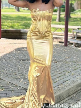 Elegant Strapless Mermaid Long Formal Gown to Impress,WGP2265