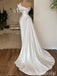 Gorgeous White Strapless Mermaid Evening Gown Long Evening Party Prom Dresses, WGP1271