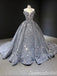 Shiny Off the Shoulder Lace up Back A-line Ball Gown Party Dress Long Prom Dresses to Impress ,WGP1487