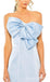 Sexy Strapless Light Blue Sheath Long Party Dress Long Prom Dresses to Impress ,WGP1457