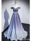 Gorgeous Off Shoulder Sweetheart A-line Long Party Dress Prom Dresses,WGP1745