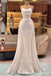 Sparkle White Strapless Mermaid Evening Gown Long Evening Party Prom Dresses, WGP1273