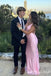 Light Pink Plunging Mermaid Party Dress Long Prom Dresses to Impress ,WGP1492