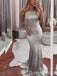 Sexy Sparkle Mermaid Evening Gown Maxi Long Formal Dresses Prom Dresses with Trailing,WGP837