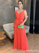 A-line Evening Gown Maxi Long Evening Party Prom Dresses with Belt,WGP1183