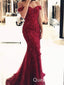 Sexy Sparkle Sweetheart Off-the-shoulder Mermaid Evening Gown Long Formal Dresses Prom Dresses , WGP750