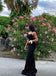 Sexy Black Mermaid Spaghetti Straps Party Prom Dresses,Evening Dresses,WGP365