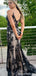 Sexy V-neck Spaghetti Strap Mermaid Long Formal Gown to Impress,WGP2000