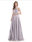 Halter Lilac A-line Evening Gown Long Evening Party Prom Dresses ,WGP1281