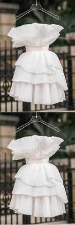 Stylish Strapless A-line Graduation Party Short Homecoming Dress Formal Evening Party Dress , QB0846