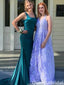 Casual Spaghetti Strap Mermaid Long Prom Dress Ideas, Evening Party Dresses,WGP2076