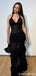 Sexy Halter V-neck Mermaid Long Prom Dress Ideas, Evening Party Dresses,WGP2081