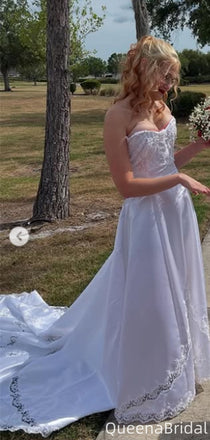 Gorgeous Strapless Sweetheart A-line Long Formal Gown to Impress,WGP2043