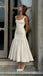 Elegant Ivory Square A-line Long Party Dress Prom Dresses ,WGP1772