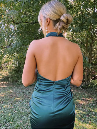 Elegant Green Jewel Homecoming Dress Graduation Party Dress , QB0901