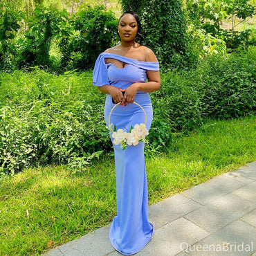 PopularPurple Sweatheart Mermaid Bridesmaid Dresses for Wedding Party, BDS0242