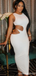 Sexy White Sheath Long Formal Gown to Impress,WGP2192