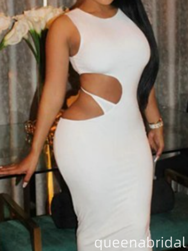 Sexy White Sheath Long Formal Gown to Impress,WGP2192