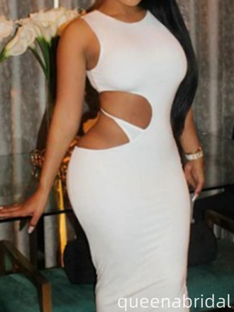 Sexy White Sheath Long Formal Gown to Impress,WGP2192