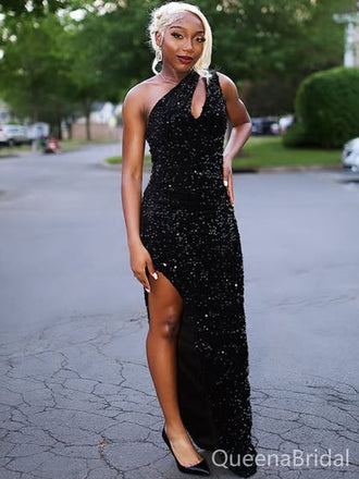 Sexy Black Mermaid Long Formal Gown to Impress,WGP1901