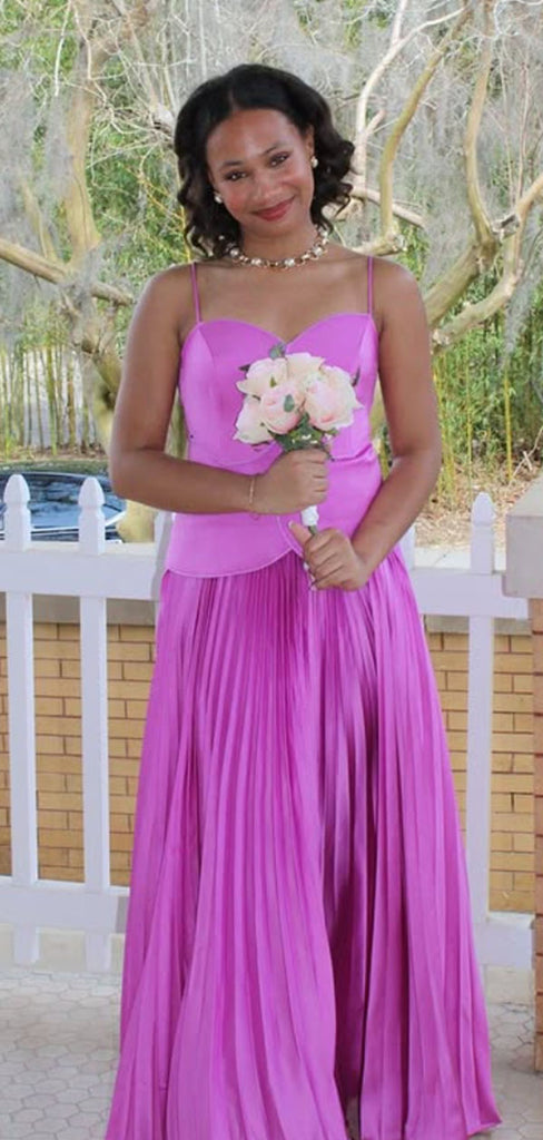 Popular Purple Spaghetti Straps A-line Long Formal Gown to Impress,WGP1850
