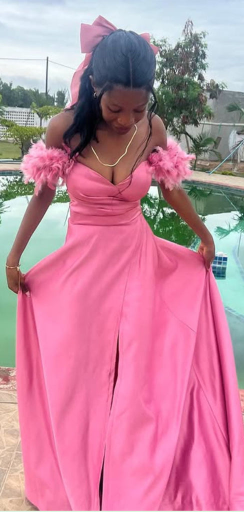 Popular Pink A-line Long Formal Gown to Impress,WGP1893
