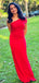 Popular Red One-shoulder Mermaid Long Formal Gown to Impress,WGP1851