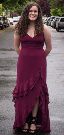 Popular Purple Spaghetti Straps Long Formal Gown to Impress,WGP1897