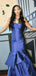 Elegant Blue Mermaid Sweetheart Long Formal Gown to Impress,WGP1816
