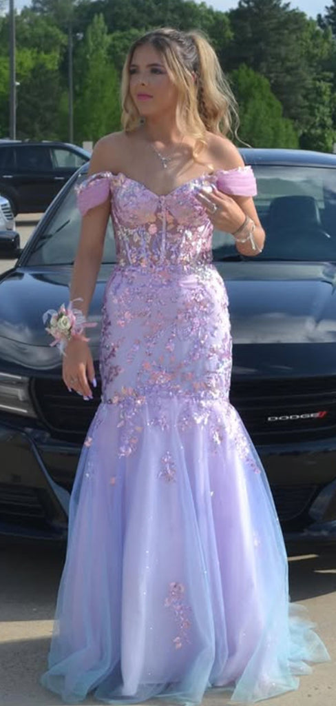 Sexy Purple Sweetheart Mermaid Long Formal Gown to Impress,WGP1915