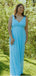 Elegant Blue A-line Long Formal Gown to Impress,WGP1934