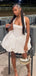 Sexy White Homecoming Dress Graduation Party Dress , QB0910