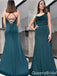 Sexy Mermaid Spaghetti Straps Long Party Prom Dresses,Evening Dresses,WGP371