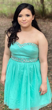 Sexy Green Tight Homecoming Dress Graduation Party Dress , QB0947