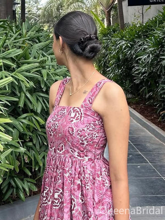 Elegant Red A-line Spaghetti Straps Long Formal Gown to Impress,WGP1754