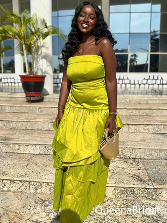 Sexy Green Mermaid Straight Across Long Formal Gown to Impress,WGP1776