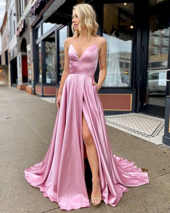 Elegant Pink A-line Sweetheart Long Formal Gown to Impress,WGP1748