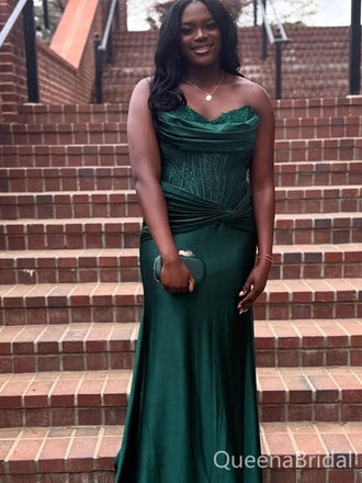 Sexy Green Mermaid Long Formal Gown to Impress,WGP1865