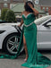 Sexy Green Mermaid Spaghetti Straps Long Formal Gown to Impress,WGP1837