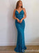 Sexy Mermaid Spaghetti Straps Maxi Long Party Prom Dresses,Evening Dresses,WGP342