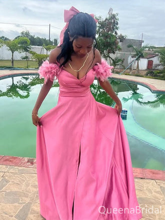 Popular Pink A-line Long Formal Gown to Impress,WGP1893