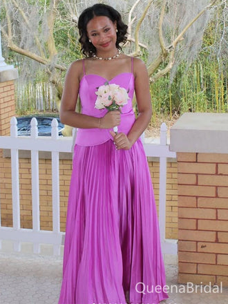 Popular Purple Spaghetti Straps A-line Long Formal Gown to Impress,WGP1850