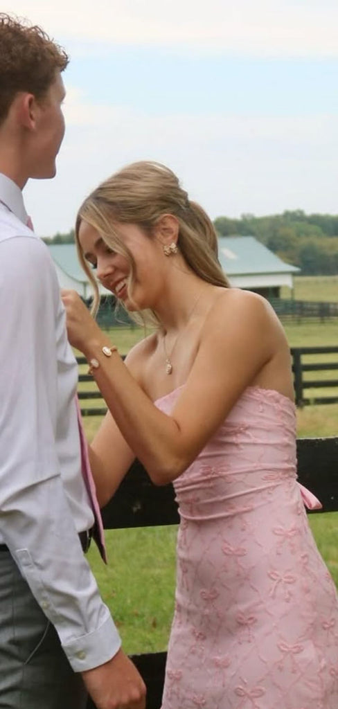 Cute Pink Straight Across Short Homecoming Dress Graduation Party Dress , QB0872